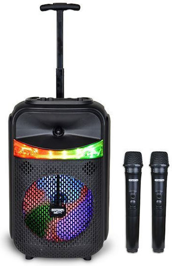 Bontempi Ηχείο Karaoke με Ασύρματα Μικρόφωνα και Εφέ Φωτισμού 491070 Μαύρο