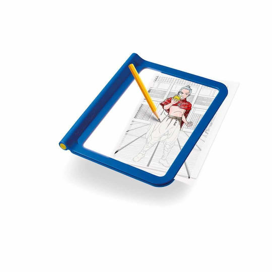 Kidywolf Drawing Tablet Light 2 Sided Led Screen & Blackboard Design Manga Characters