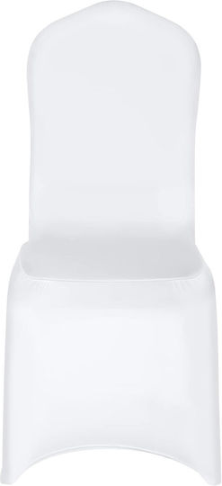 Ελαστικό Κάλυμμα Καρέκλας White 6τμχ Ελαστικό Κάλυμμα Καρέκλας White 6τμχ