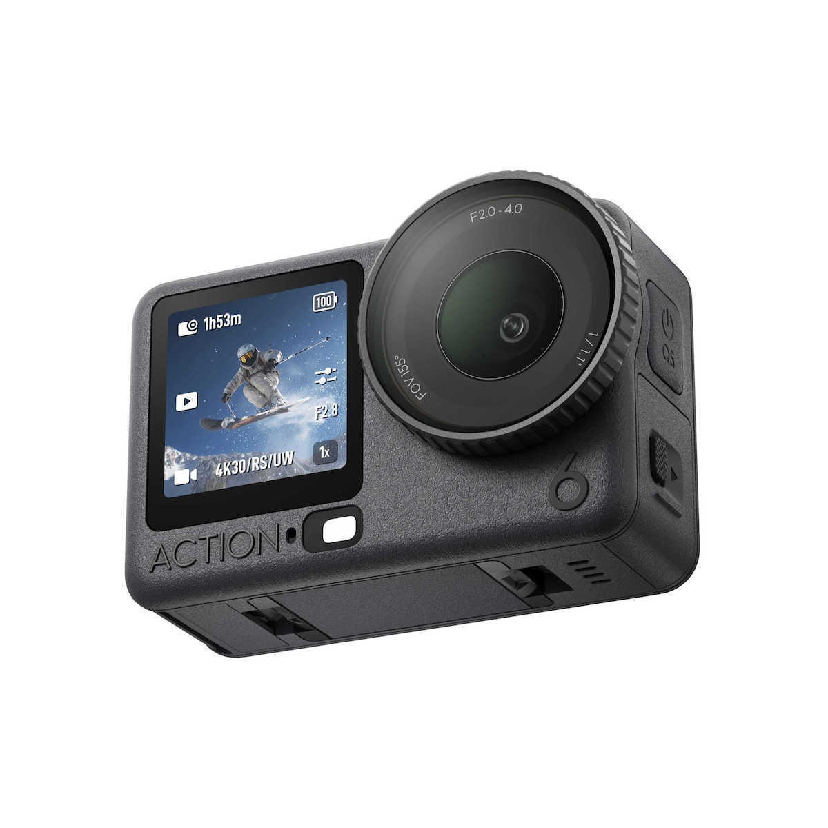 DJI Osmo Action 6 50GB Action Camera 4K Ultra HD Adventure Combo με Οθόνη Αφής 2.5 και Wi-Fi Μαύρη (CP.OS.00000506.03)