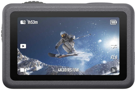 DJI Osmo Action 6 50GB Action Camera 4K Ultra HD Standard Combo με Οθόνη Αφής 2.5" και Wi-Fi Μαύρη