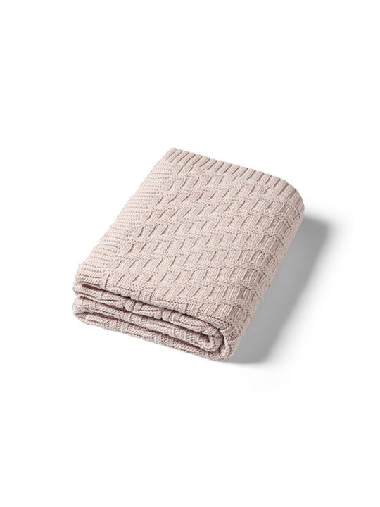 Babyono Blanket Nursery Swaddling Blankets Knitted Beige 75x100cm