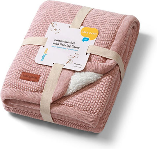 Babyono Blanket Nursery Swaddling Blankets Cotton Pink 75x100cm