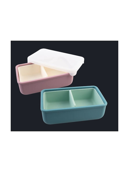 Melii Cutie pentru Mâncare Silicon Multicolor Potrivit pentru Cuptor cu Microunde 700ml 1buc