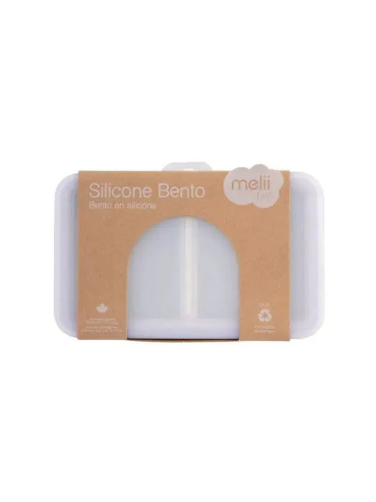 Melii Lunchbox Silikon Mehrfarbig Geeignet für die Mikrowelle 700ml 1Stück