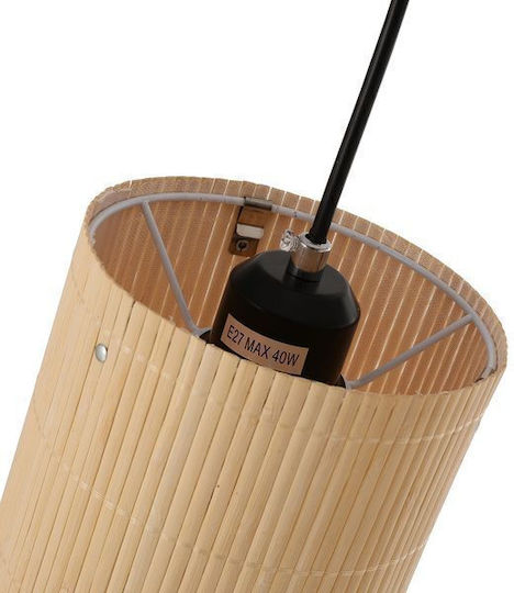 Agora Lighting Ρυθμιζόμενο Κρεμαστό Φωτιστικό Μαύρο Boho Ράγα με Ντουί E27