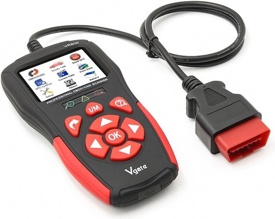 Techstar Vgate Vr800 Professional Car Diagnostic Multibrand OBD2 OBD+CAN Color Display Detailed Codes