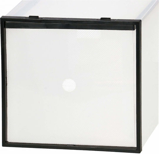 Casetă pentru Pantofi în Culoare Negru 28x20x20cm 10buc