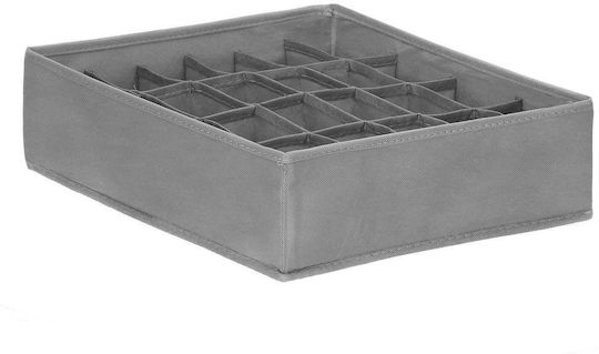 Kunststoff Schubladenteiler für Socken / Unterwäsche / Krawatten in Gray Farbe 4Stück