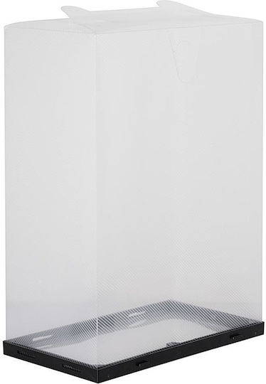 Plastic Casetă pentru Pantofi în Culoare Negru 34x23x13cm 10buc