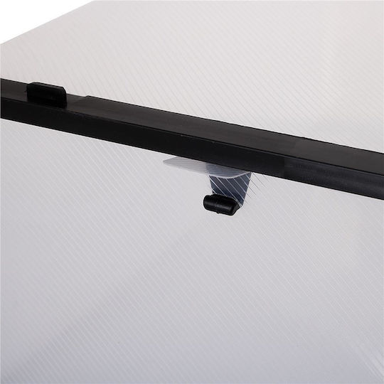 Plastic Casetă pentru Pantofi în Culoare Negru 34x23x13cm 10buc