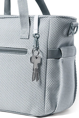 Babyono Baby Changing Bag Shoulder/Handbag Carmen Gray 30x26x16cm