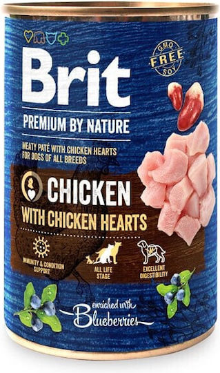 Brit Premium Υγρή Τροφή Σκύλων με Κοτόπουλο χωρίς Σιτηρά 6x400gr