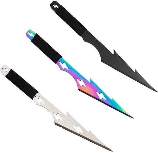 Set 3 Bucăți Cuțite De Aruncat Multicolore