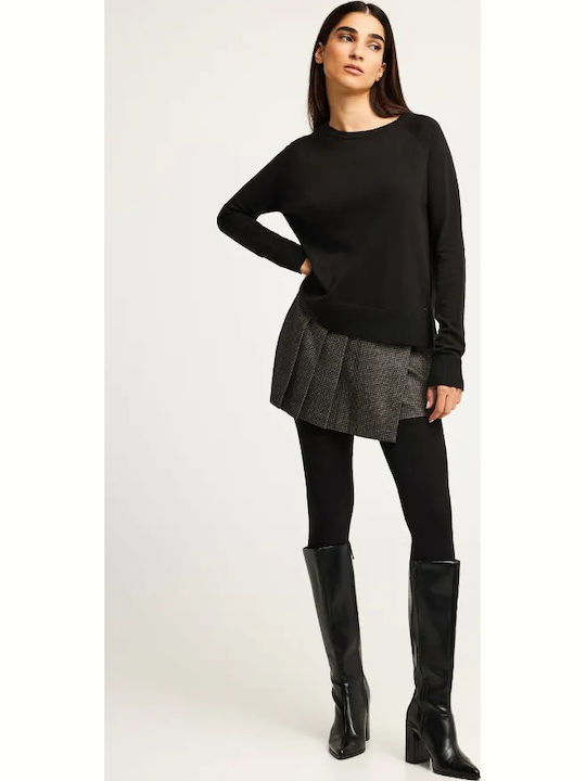 Women's Sweater Cotton Black