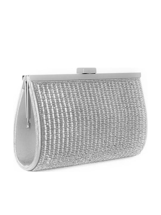 Damentasche Schulter Silber