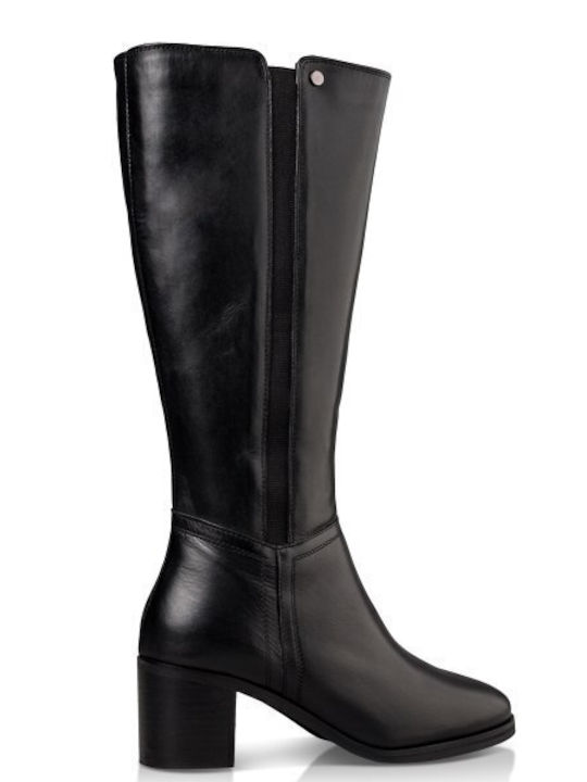 Leather Women's Boots Black