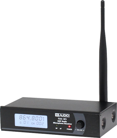 W-Audio RM 30 UHF Handheld Radio (863.1Mhz) Set Wireless Microphone Handmade for Vocals