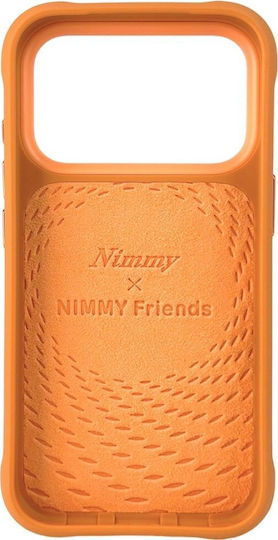 Nimmy Cool&cute 2.0 Umschlag Rückseite Silikon / Kunststoff Wasserdicht Orange (iPhone 17 Pro Max)