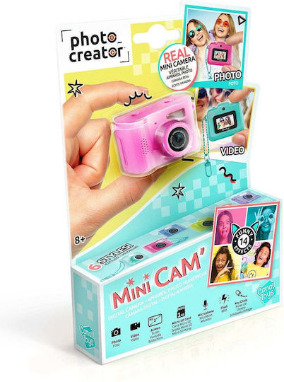 Canal Toys Cameră Foto pentru Copii 12MP Zoom Optic 6x Roz