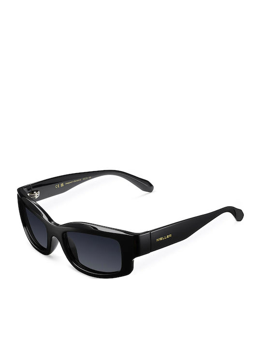 Meller Zuba Unisex Γυαλιά Ηλίου με Μαύρο Κοκκάλινο Σκελετό και Μαύρο Φακό ZB-TUTCAR