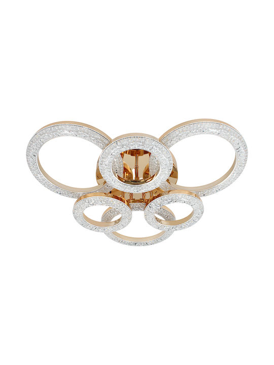 Keskor Ceiling Mount Light 60cm Gold with Integrated LED