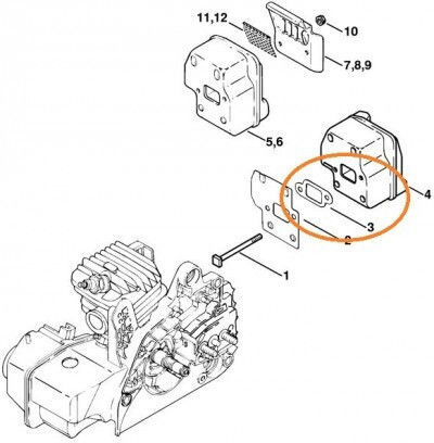 Flanșă Stihl 11231490500