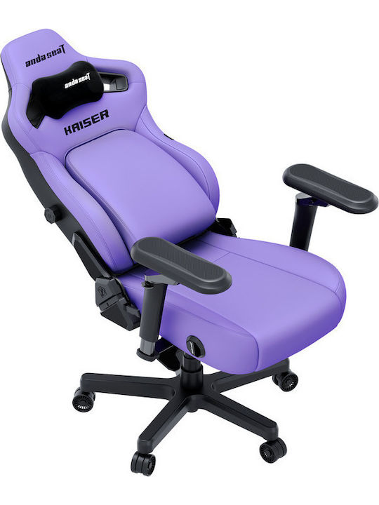 Anda Seat Kaiser 4 V2 XL Καρέκλα Gaming Δερματίνης με Ρυθμιζόμενα Μπράτσα Μωβ