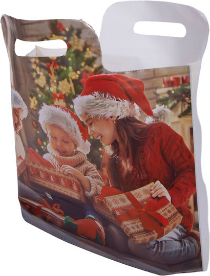 "merry Plastic Christmas Bag for Gift 38x12x26cm. 5pcs