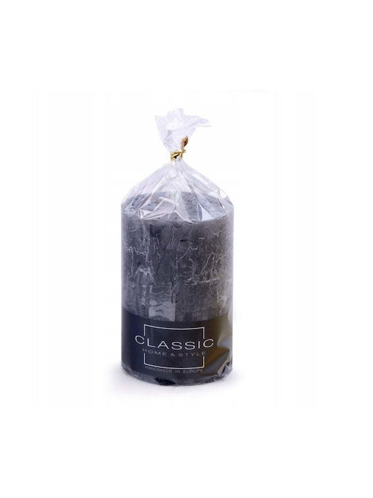 Ρουστίκ Κερί Κολώνας Donau Home 70x100 Mm Γραφίτης