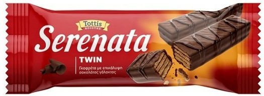 Serenata Twin Γκοφρέτα Γάλακτος 30gr