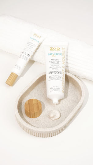 Zao Organic Makeup Pro-age Excellence Gesichts- & Augenmaske