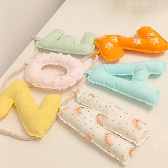Textiles Banner Name Mädchen