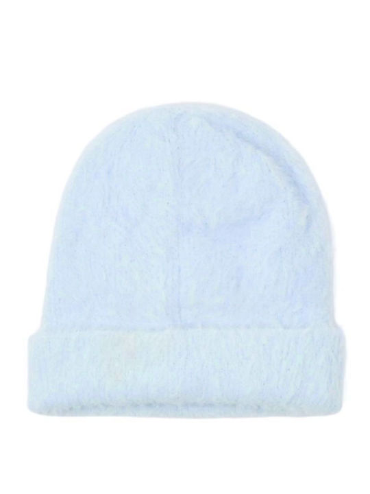 Peace Polly Beanie Γυναικείος Fleece Σκούφος Πλεκτός σε Γαλάζιο χρώμα
