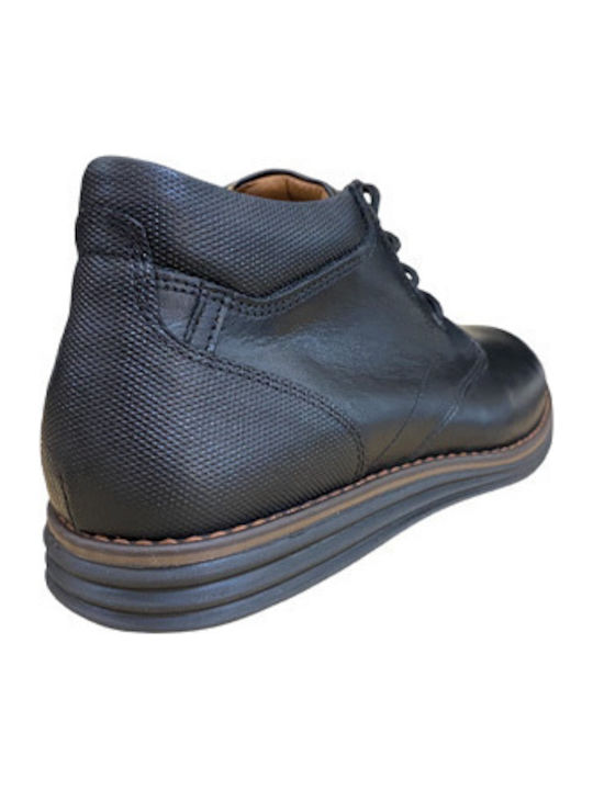 Leather Black Men's Boots