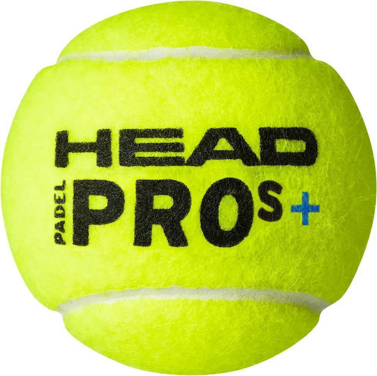 Μπαλακια Head Padel Pro S+ Κιτρινα 3 Τμχ