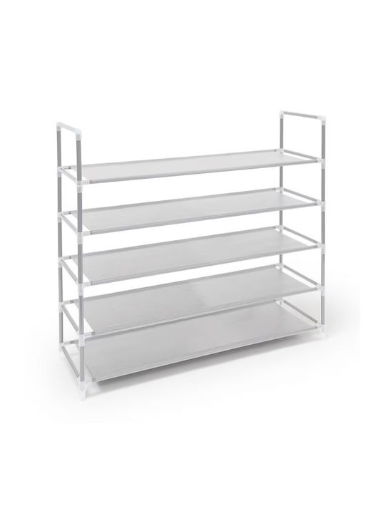 Stoff Schuhschrank 90.5x29.5x87cm