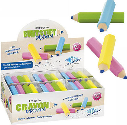 Pelikan Γόμα για Μολύβι Wedo (Διάφορα Χρώματα) 4τμχ