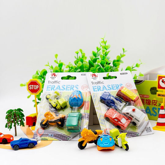 QiHao Radiergummi-Set für Bleistifte 4Stück