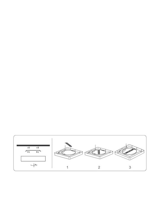 Platz Vertieft LED Panel 18W mit Kaltweiß Licht 6500K