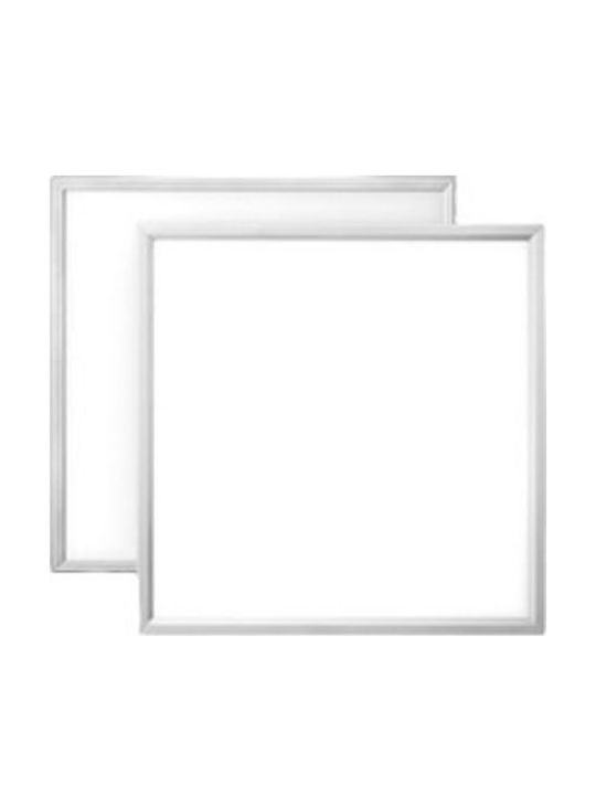 Wellmax Square Recessed LED Panel 40W with Cool White Light 6500K 60x60cm