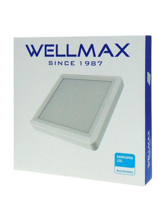 Platz Vertieft LED Panel 24W mit Kaltweiß Licht 6500K