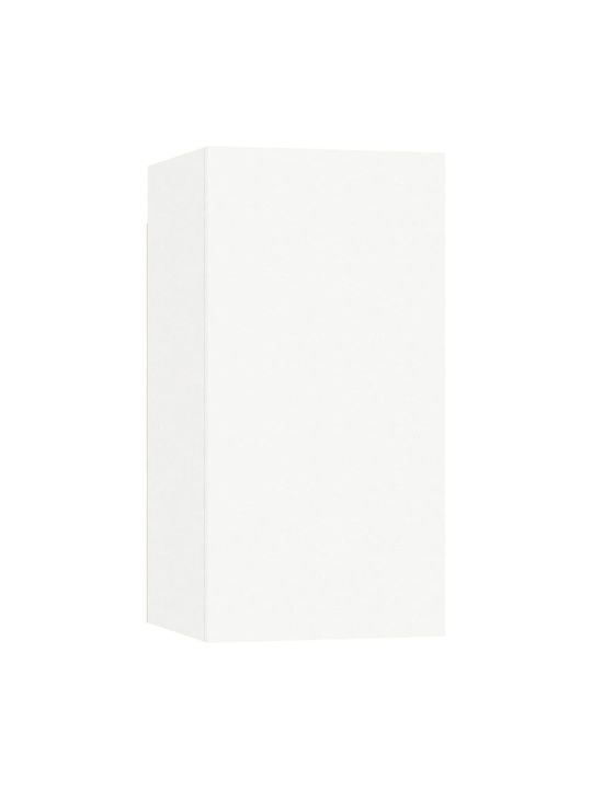 Wall Living Room Cabinet made of Particle Board White 60x30x30cm