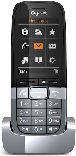 Gigaset SL850H Pro Ασύρματο Τηλέφωνο IP Ασημί