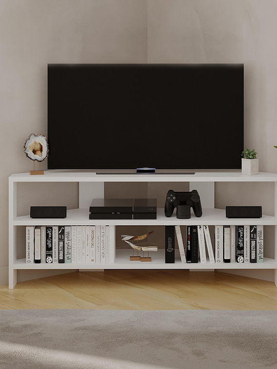 TV Stand Thales White L110xD36xH45cm