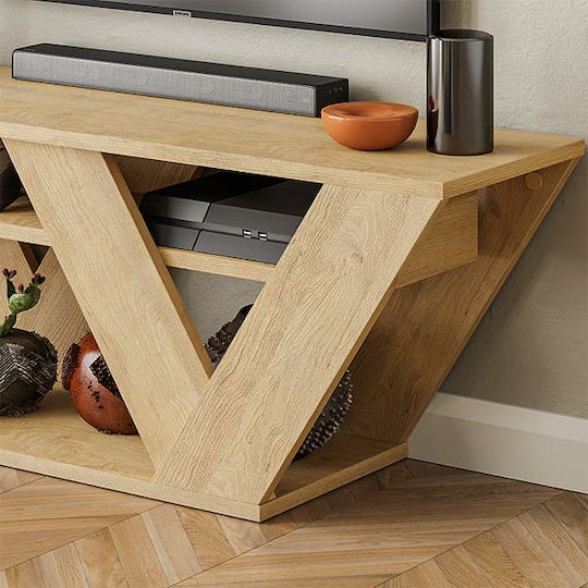 Stand TV Pipralla Natural Lungime 110xAdâncime 40xÎnălțime 30cm