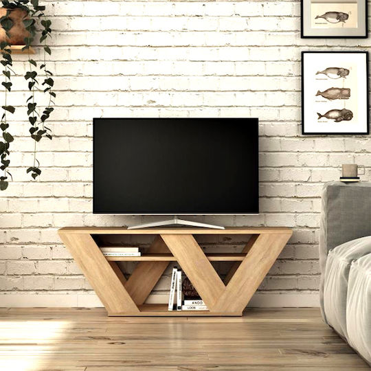 Stand TV Pipralla Natural Lungime 110xAdâncime 40xÎnălțime 30cm