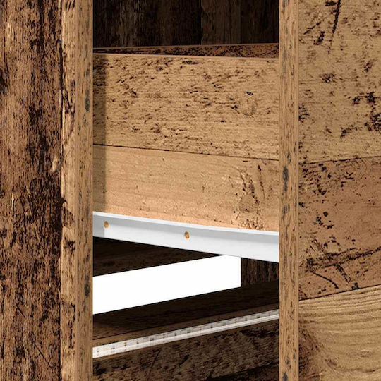 TV-Ständer mit LED-Beleuchtung Alt Holz M162xT34xH40cm