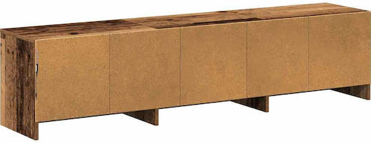 TV-Ständer mit LED-Beleuchtung Alt Holz M162xT34xH40cm