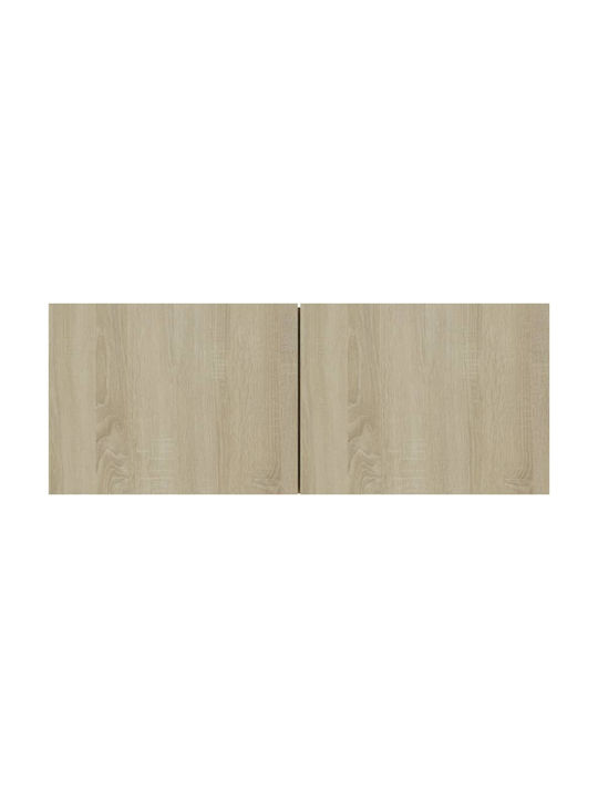 Wand Wohnzimmer Schrank aus Spanplatte Sonoma 80x30x30cm